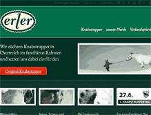Tablet Screenshot of erlerhof.com